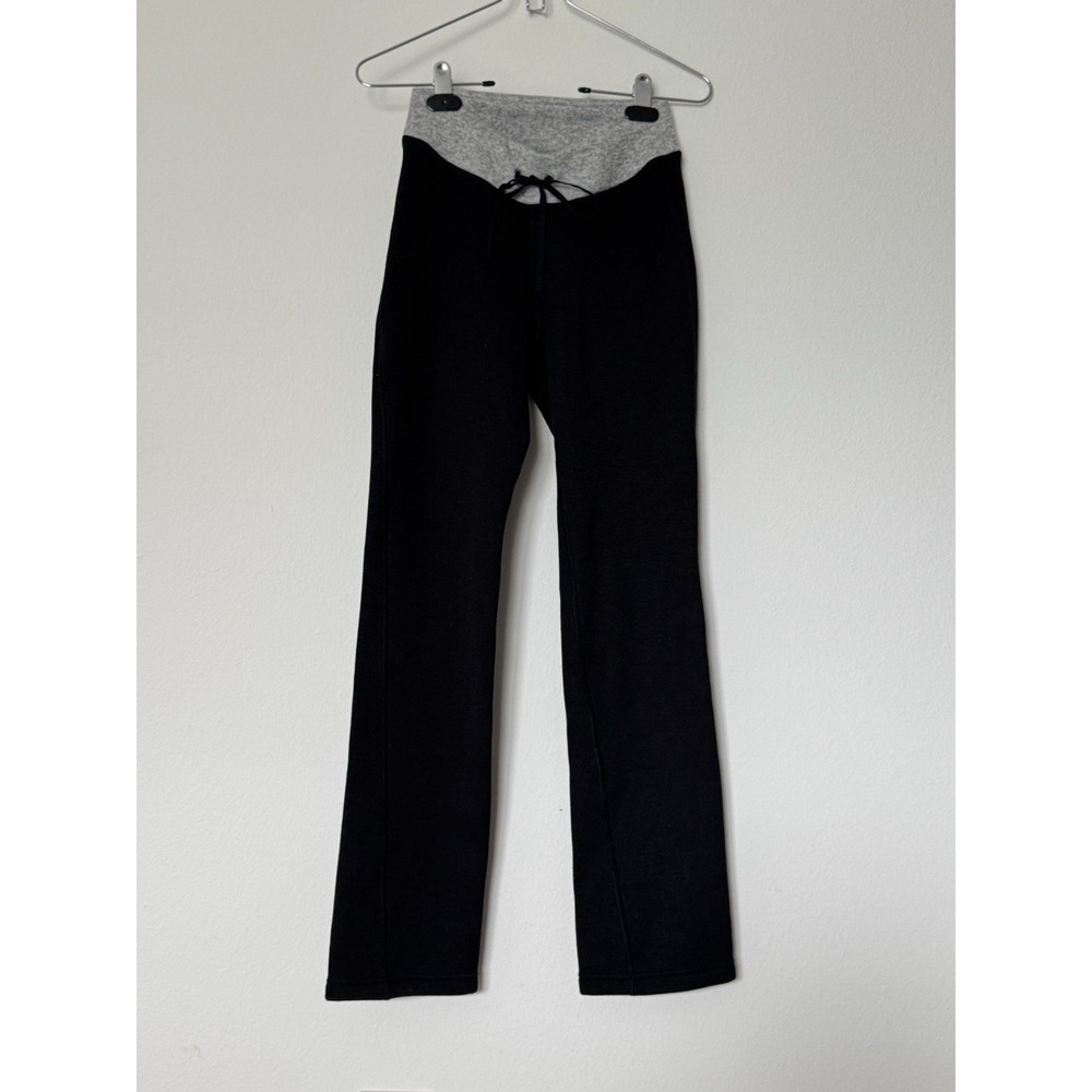 Patagonia Women's Sweatpants Yoga Pants Lounge Black Size XS Black And Gray